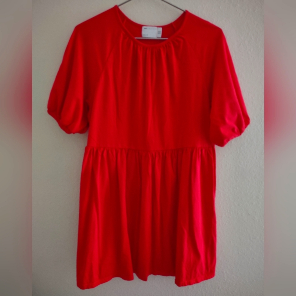 ASOS Design Red Baby-Doll Dress Sz. 10